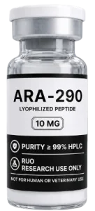 ARA-290 10mg – lyophilised research peptide vial, Aussie Peptide Co