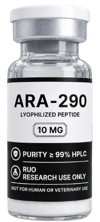 ARA-290 10mg – lyophilised research peptide vial, Aussie Peptide Co