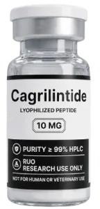 Cagrilintide 10mg – lyophilised research peptide vial, Aussie Peptide Co