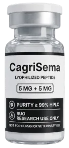 CagriSema 10mg – lyophilised research peptide vial, Aussie Peptide Co