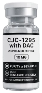 CJC-1295 With DAC 10mg – lyophilised research peptide vial, Aussie Peptide Co