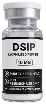 DSIP 10mg – lyophilised research peptide vial, Aussie Peptide Co
