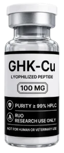 GHK-Cu 100mg – lyophilised research peptide vial, Aussie Peptide Co