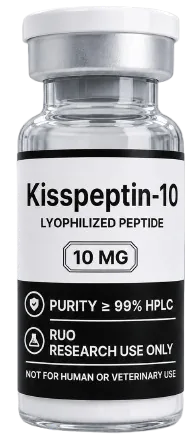 Kisspeptin-10 10mg – lyophilised research peptide vial, Aussie Peptide Co