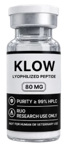KLOW Blend 80mg – lyophilised research peptide vial, Aussie Peptide Co
