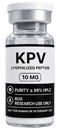 KPV 10mg – lyophilised research peptide vial, Aussie Peptide Co