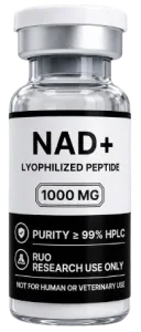 NAD+ 1000mg – lyophilised research peptide vial, Aussie Peptide Co