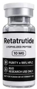 Retatrutide 10mg – lyophilised research peptide vial, Aussie Peptide Co