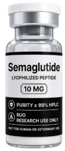 Semaglutide 10mg – lyophilised research peptide vial, Aussie Peptide Co